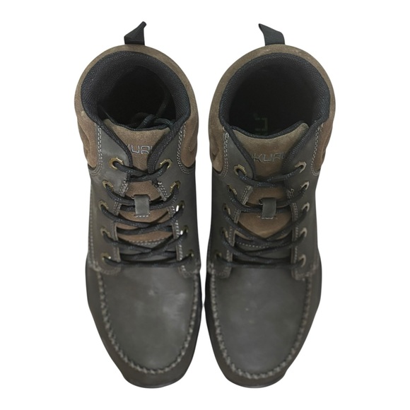 KURU Quest Boots Mens Size 10.5 Woodstock Brown Leather Ankle Hiking Comfort - Picture 3 of 13